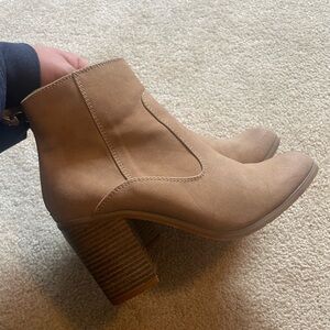 BC Footwear Classic Tan Ankle Booties